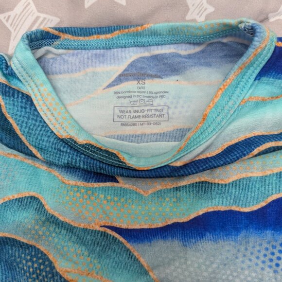 NWOT Muse Threads Misty Malibu Mountains PJ Set size XS or 2/3 - Picture 3 of 8